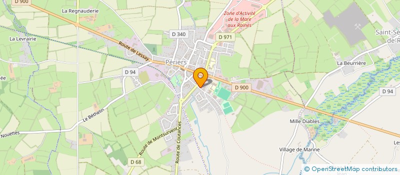 localisation de l'entreprise SCI DE LA FERME DES LILAS  PERIERS