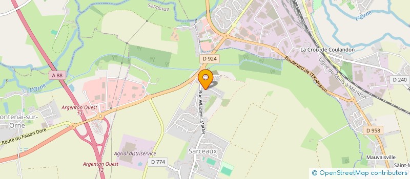 localisation de l'entreprise SCI DE LA FERME DU BEAUSEJOUR à SARCEAUX