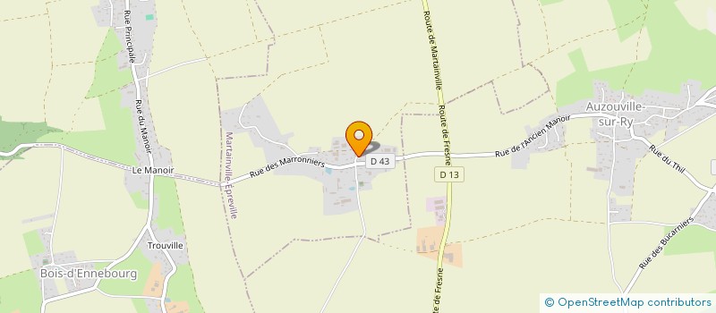 localisation de l'entreprise SCI DE LA FERME DU BOSQUET  MARTAINVILLE-EPREVILLE