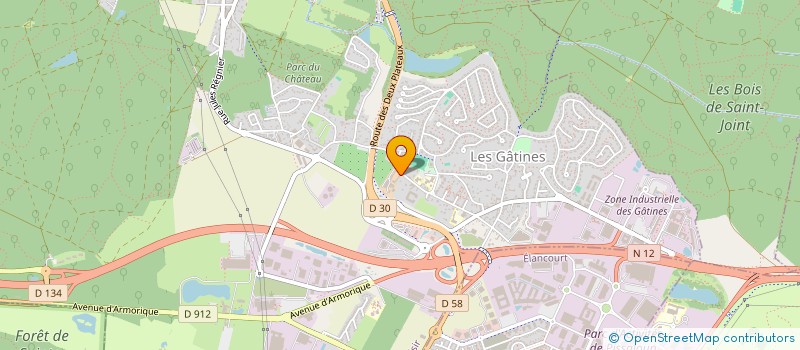 localisation de l'entreprise SCI DE LA FERME DU BUISSON  PLAISIR