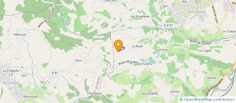 localisation de l'entreprise SCI DE LA FERME DU GRAND MESANDRE  BESSENAY