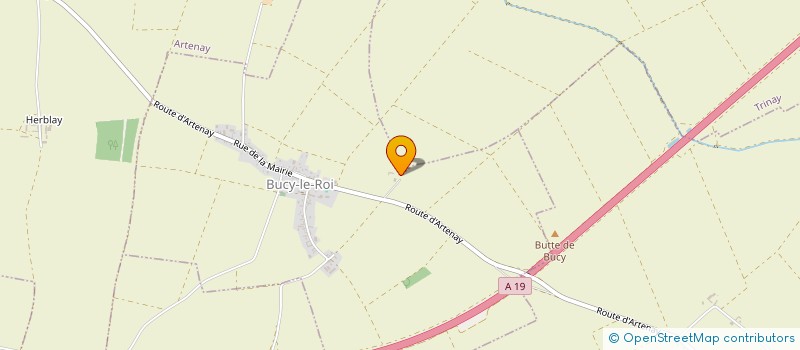localisation de l'entreprise SCI DE LA FERME DU MOULIN  ARTENAY