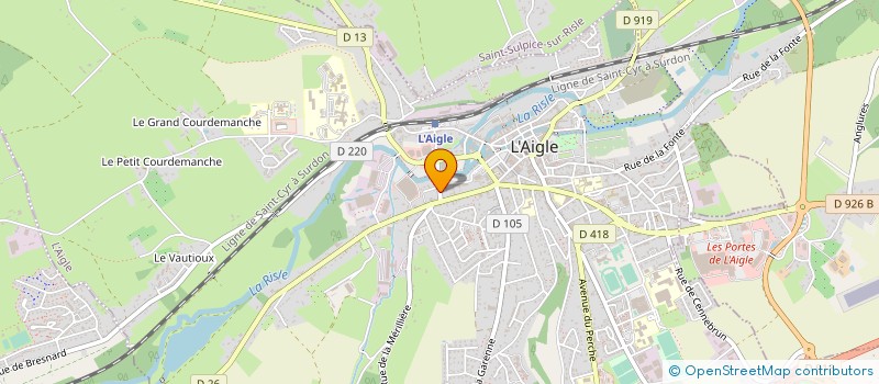 localisation de l'entreprise SCI DE LA FERME DU PARADIS  SAINT-MICHEL-TUBOEUF