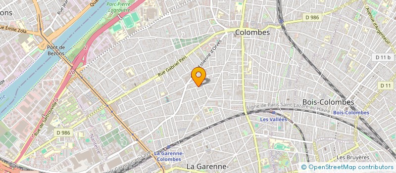 localisation de l'entreprise SCI DE LA FERME DU PLESSIS à COLOMBES