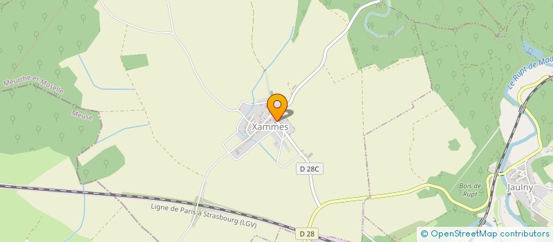 localisation de l'entreprise SCI DE LA FERME FLEURIE  XAMMES