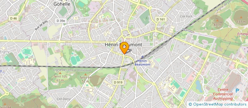 localisation de l'entreprise SCI DE LA FERME OMER à HENIN-BEAUMONT