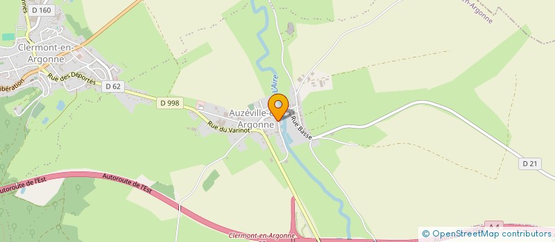localisation de l'entreprise SCI DE LA FERME RAGOT  NIXEVILLE-BLERCOURT