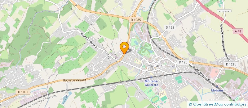 localisation de l'entreprise SCI DE LA FERMETTE  MOIRANS