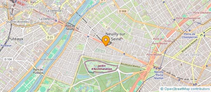 localisation de l'entreprise SCI DE LA FERMETTE à NEUILLY-SUR-SEINE