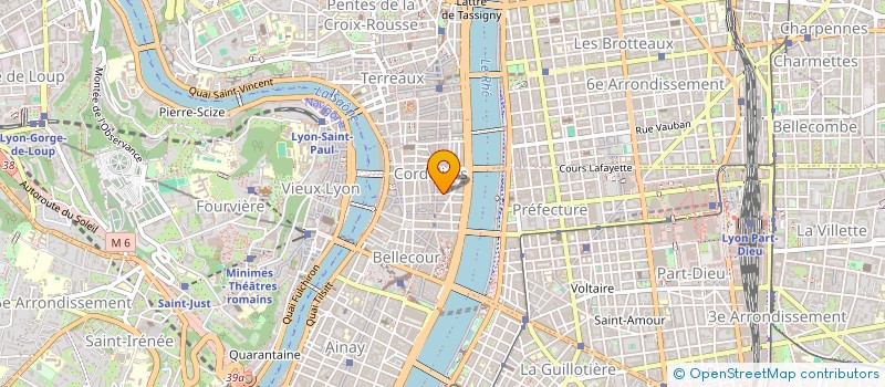 localisation de l'entreprise SCI DE LA FERRANDIERE  LYON