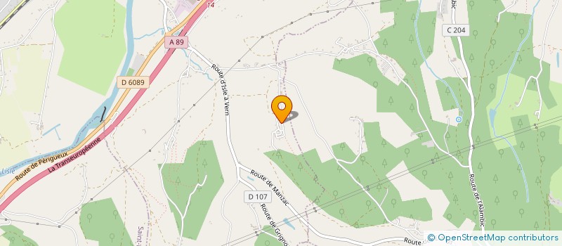 localisation de l'entreprise SCI DE LA FERRIERE  SAINT-ASTIER