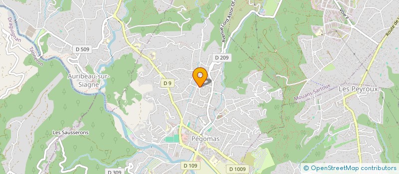 localisation de l'entreprise SCI DE LA FERRIERE  PEGOMAS