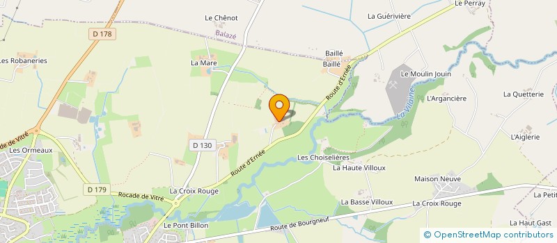 localisation de l'entreprise SCI DE LA FERRIERE II  VITRE