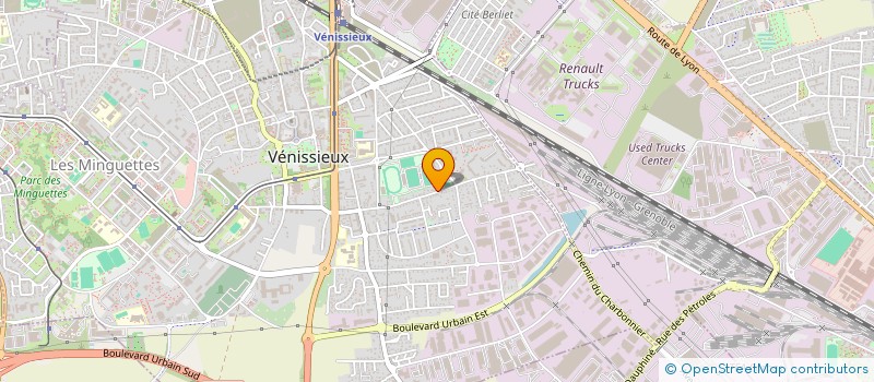 localisation de l'entreprise SCI DE LA FEYSSINE  VENISSIEUX