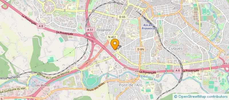 localisation de l'entreprise SCI DE LA FIGUIERE  AIX-EN-PROVENCE