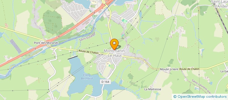 localisation de l'entreprise SCI DE LA FIOTTE  SAINT-EUSEBE