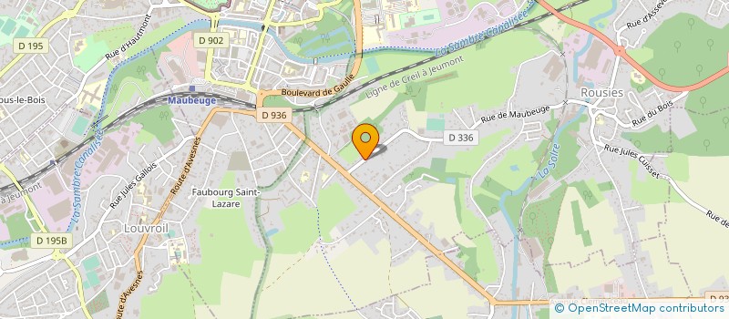 localisation de l'entreprise SCI DE LA FLAMENNE  ROUSIES