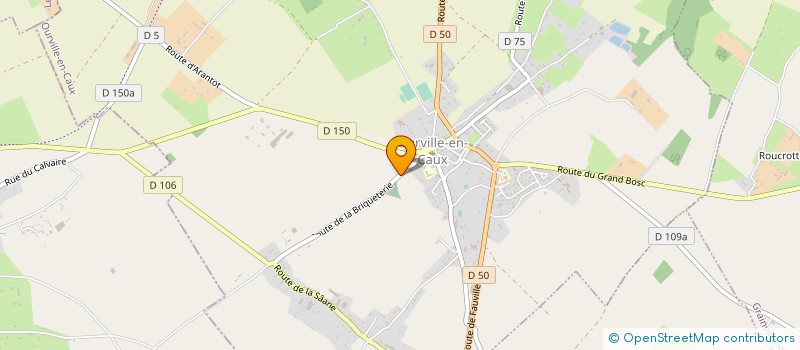 localisation de l'entreprise SCI DE LA FLAMMECHE  OURVILLE-EN-CAUX