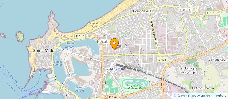 localisation de l'entreprise SCI DE LA FLAUDAIS à SAINT-MALO