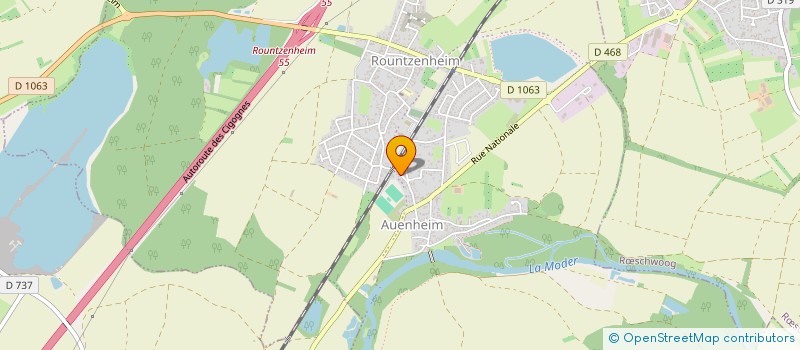 localisation de l'entreprise SCI DE LA FLECHE D'ARGENT  LEUTENHEIM