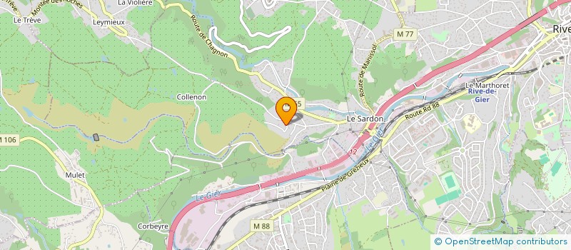 localisation de l'entreprise SCI DE LA FLECHETTE  DARGOIRE