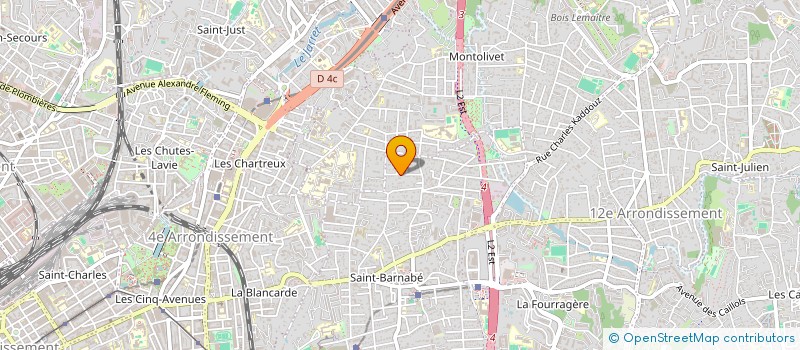 localisation de l'entreprise SCI DE LA FLEUR D'AJONC à MARSEILLE