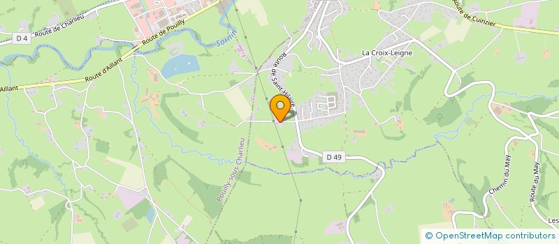 localisation de l'entreprise SCI DE LA FLEUR DE LIERRE  CHANDON