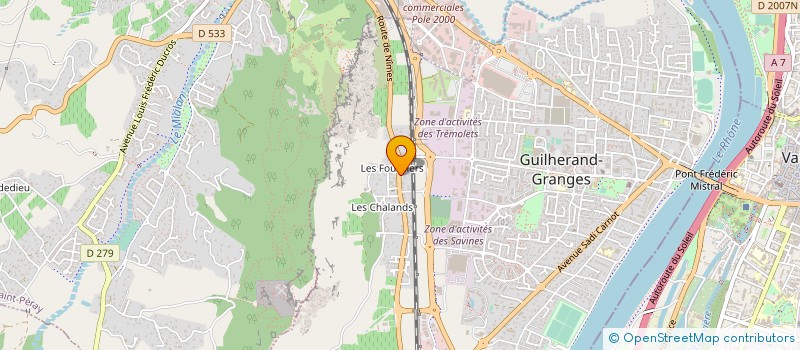 localisation de l'entreprise SCI DE LA FLEUR DE MAI à GUILHERAND-GRANGES