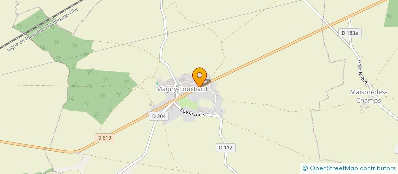 localisation de l'entreprise SCI DE LA FLEUR DU CAP  MAGNY-FOUCHARD