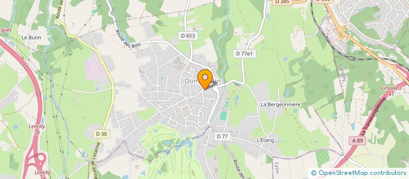 localisation de l'entreprise SCI DE LA FLO  CHATILLON