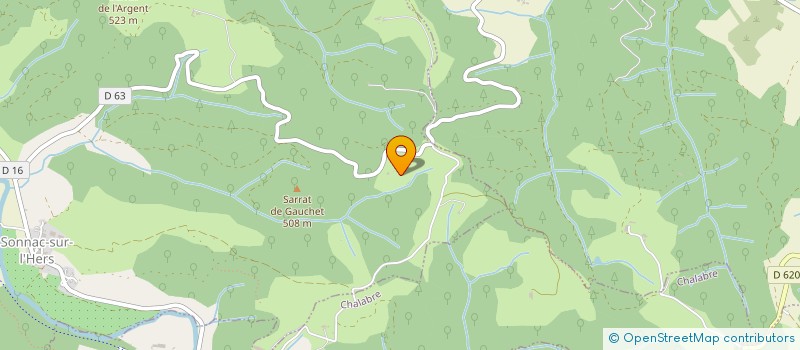 localisation de l'entreprise SCI DE LA FLOTTE  SONNAC SUR L'HERS