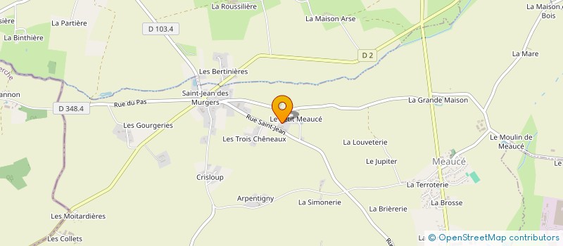 localisation de l'entreprise SCI DE LA FLOUDIERE à MEAUCE