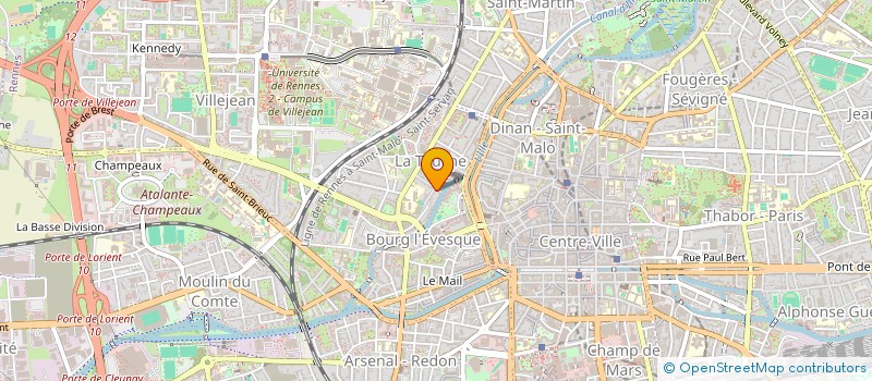 localisation de l'entreprise SCI DE LA FLUME  RENNES