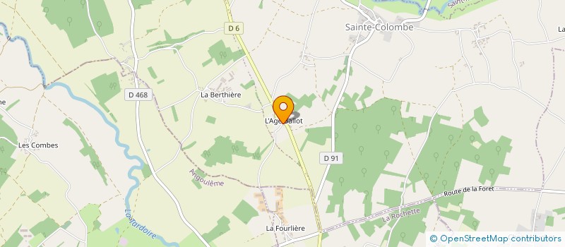 localisation de l'entreprise SCI DE LA FOLATIERE DES CHARENTES à LUXE