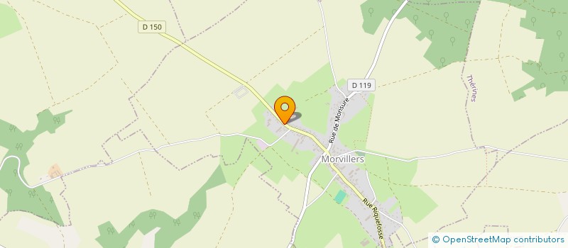 localisation de l'entreprise SCI DE LA FOLIE  MORVILLERS