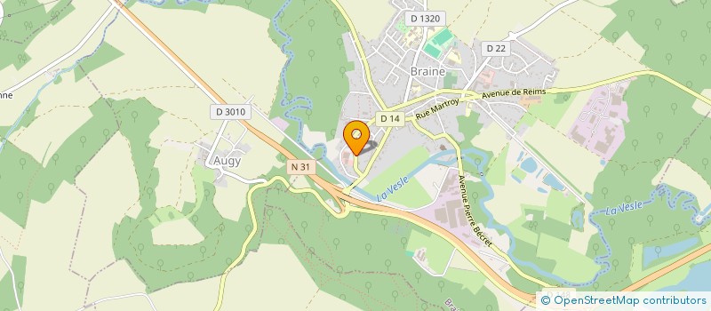 localisation de l'entreprise SCI DE LA FOLIE  BRAINE