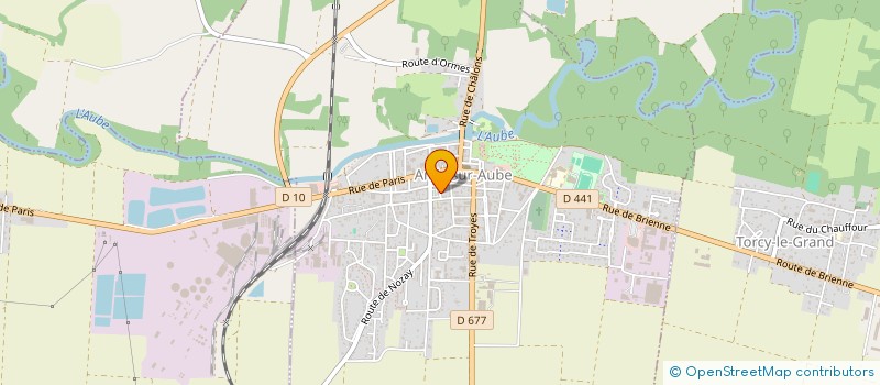 localisation de l'entreprise SCI DE LA FOLIE GODOT  ARCIS-SUR-AUBE