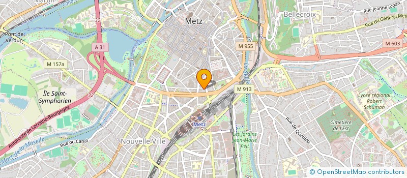 localisation de l'entreprise SCI   DE LA FONDERIE  METZ