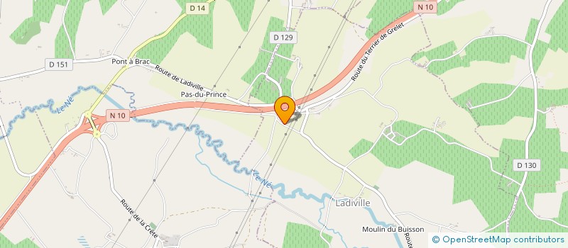 localisation de l'entreprise SCI DE LA FONT DE L'AGNEAU  LADIVILLE