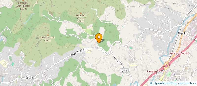 localisation de l'entreprise SCI DE LA FONT DE MAI DU GARLABAN à AUBAGNE