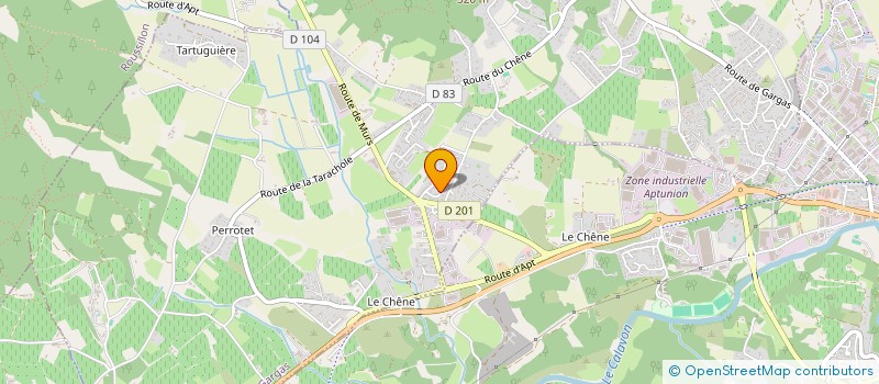 localisation de l'entreprise SCI DE LA FONT DES ISCLES  GARGAS