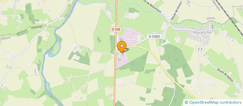 localisation de l'entreprise SCI DE LA FONTAINE 2  CHAMPEON