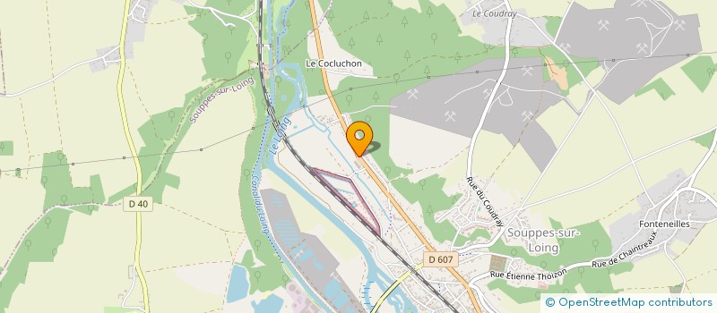 localisation de l'entreprise SCI DE LA FONTAINE  SOUPPES-SUR-LOING