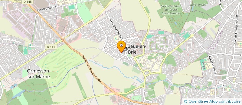 localisation de l'entreprise SCI DE LA FONTAINE  LA QUEUE-EN-BRIE