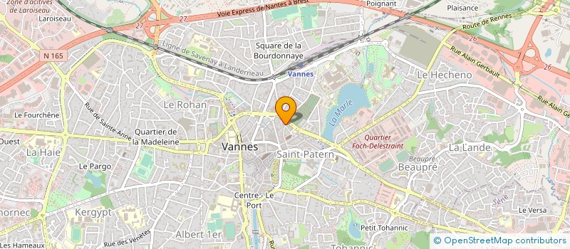 localisation de l'entreprise SCI DE LA FONTAINE  VANNES