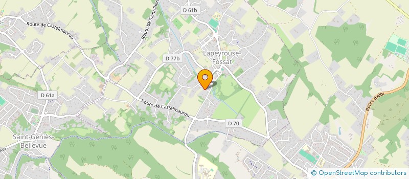 localisation de l'entreprise SCI DE LA FONTAINE  CASTELMAUROU