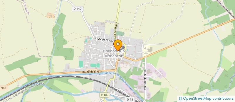 localisation de l'entreprise SCI DE LA FONTAINE  BRIENON-SUR-ARMANCON