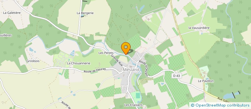 localisation de l'entreprise SCI DE LA FONTAINE  MESLAND