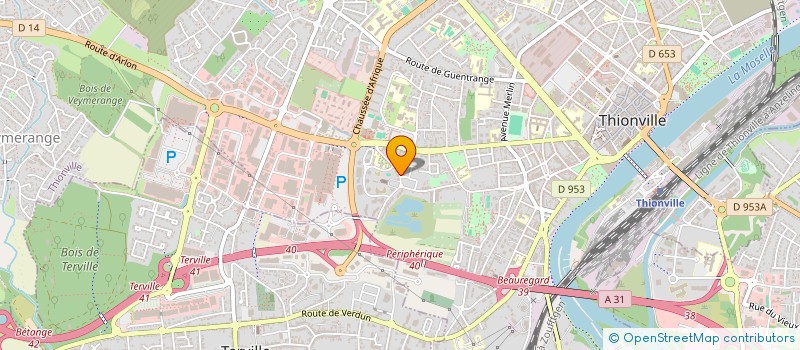 localisation de l'entreprise SCI DE LA FONTAINE à THIONVILLE