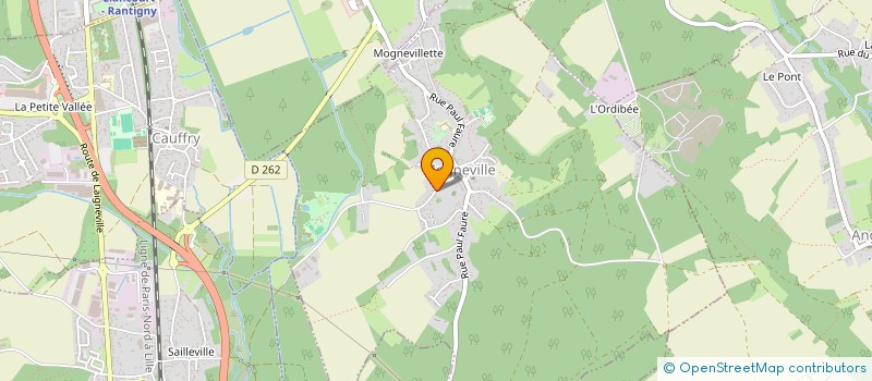 localisation de l'entreprise SCI DE LA FONTAINE  MOGNEVILLE